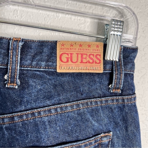 Guess Jeans Women 27 Vintage Skinny High Rise Tapered 80s 90s Mom Originals U - Picture 4 of 9